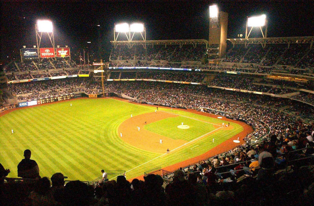 Baseball stadium night crowd watching #3 free wallpaper for desktop - medium preview image