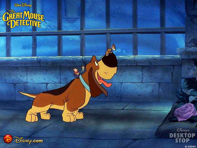 Cartoon dog bow name tag free wallpaper for desktop - medium preview image