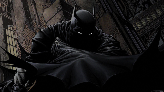 Batman bat building shadow hunter free wallpaper for desktop - medium preview image
