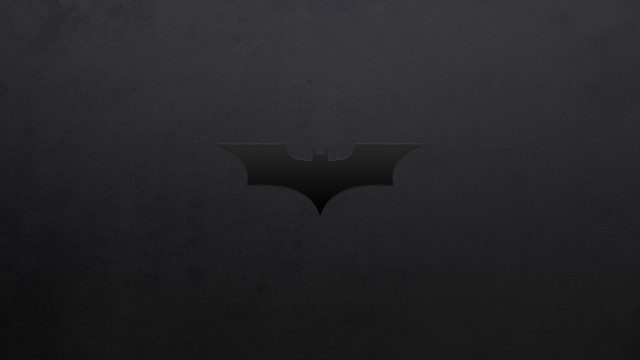Batman symbol dark background side free wallpaper for desktop - medium preview image