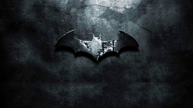 Batman logo dark background light #2 free wallpaper for desktop - medium preview image