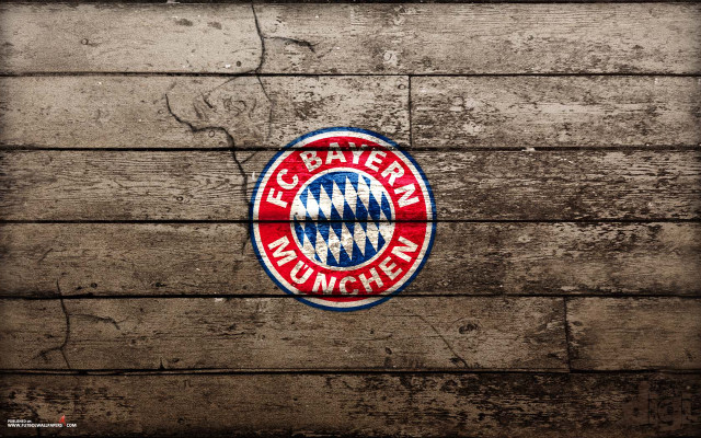 Wooden wall red blue emblem #2 free wallpaper for desktop - medium preview image