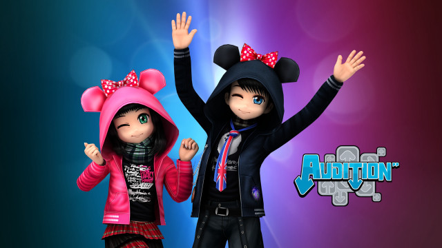 Dolls costumes waving hands up free wallpaper for desktop - medium preview image