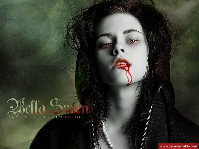 Woman blood creepy look face free wallpaper for desktop - medium preview image