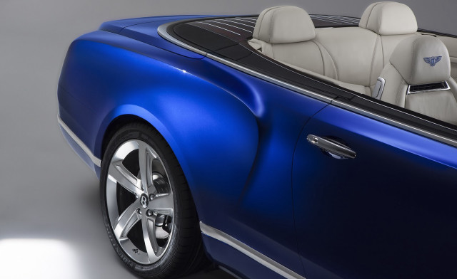 Blue car white top silver free wallpaper for desktop - medium preview image