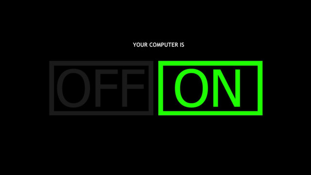 Black green logo off square #3 free wallpaper for desktop - medium preview image