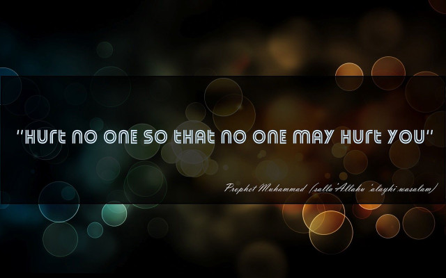 Blurry background bokeh quote circles free wallpaper for desktop - medium preview image