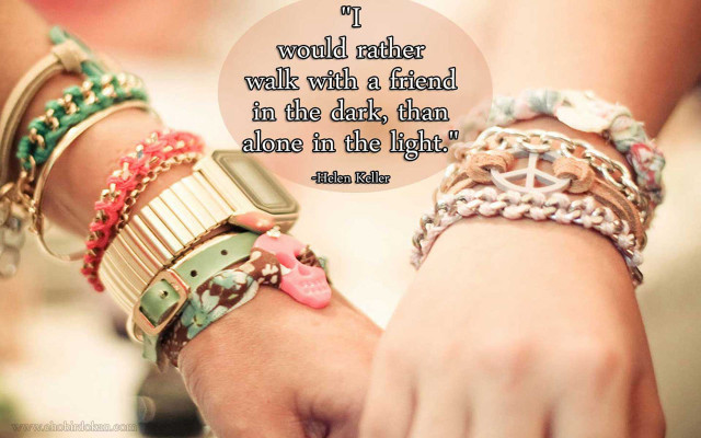 Two people holding hands quote free wallpaper for desktop - medium preview image