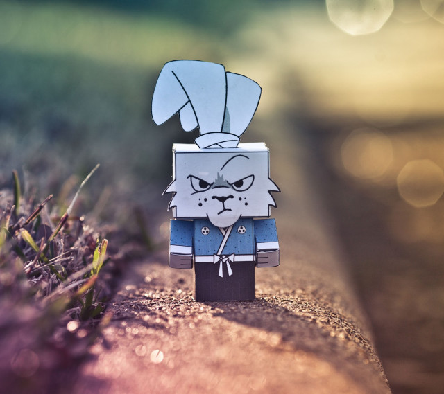Paper toy cat hat cigarette free wallpaper for tablet - medium preview image
