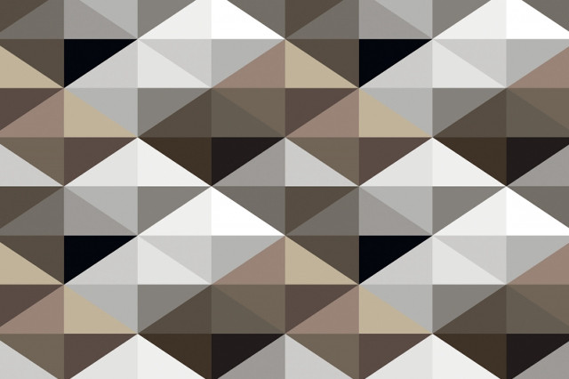 Large colorful pattern triangles brown free wallpaper for desktop - medium preview image