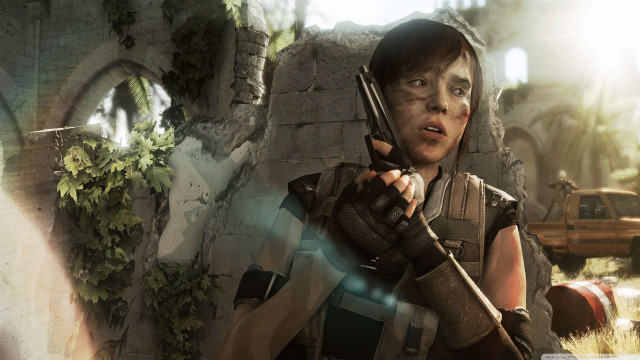 Woman holding gun resident zero free wallpaper for desktop - medium preview image