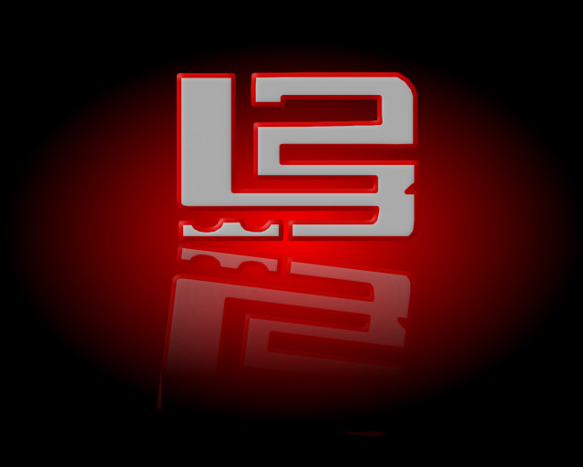 Red white logo e black free wallpaper for desktop - medium preview image