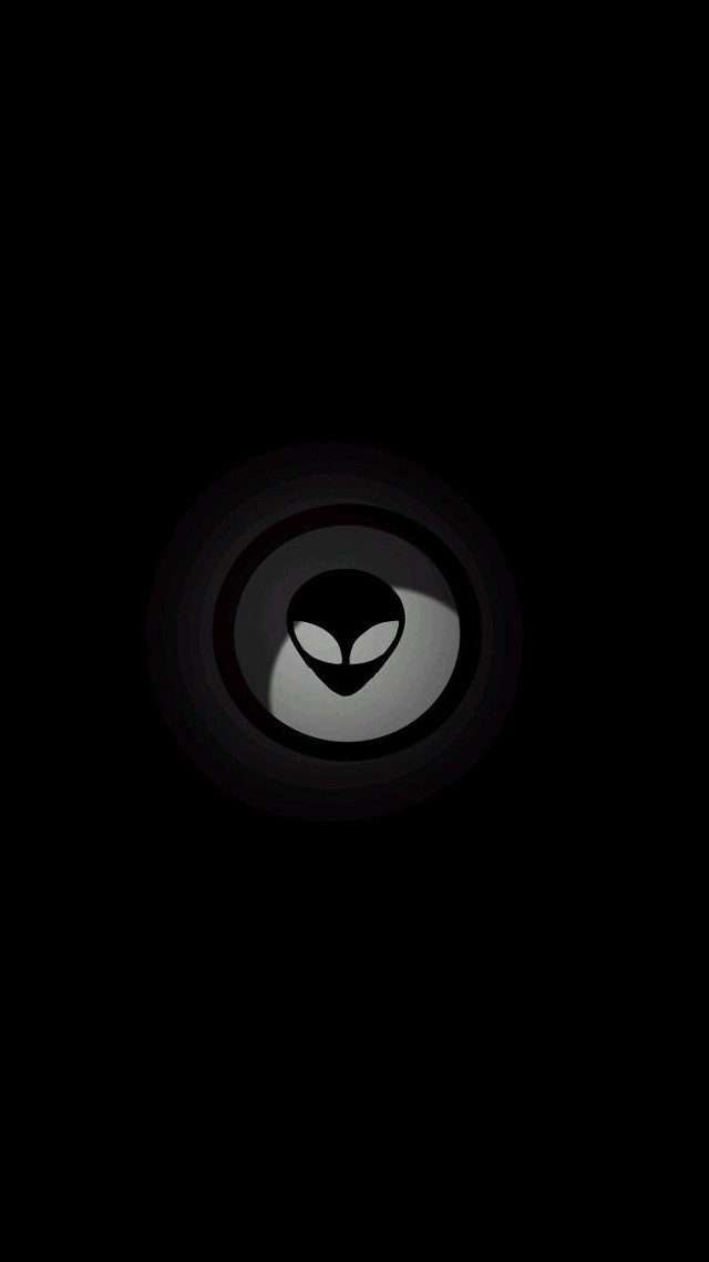 Alien head dark night image free wallpaper for mobile - medium preview image