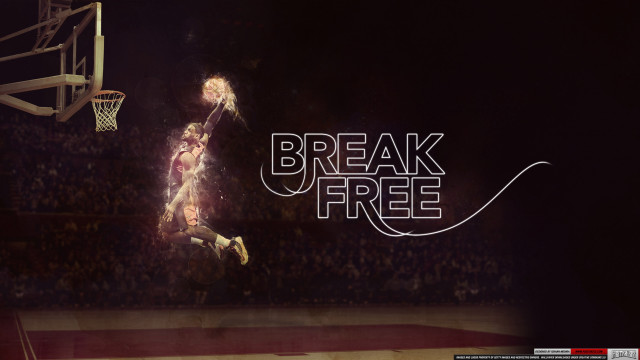 Basketball player jumping dunk crowd #7 free wallpaper for desktop - medium preview image