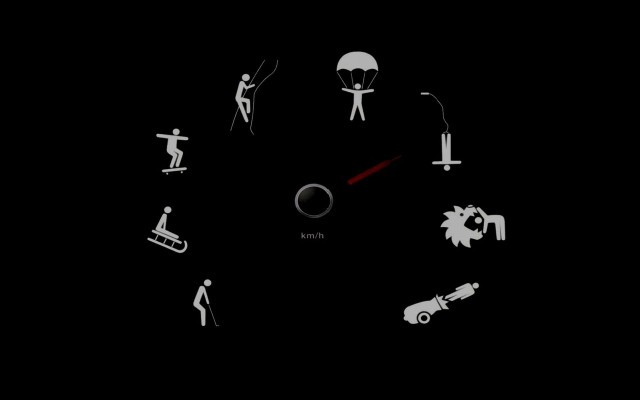 Clock symbols person standing on free wallpaper for desktop - medium preview image