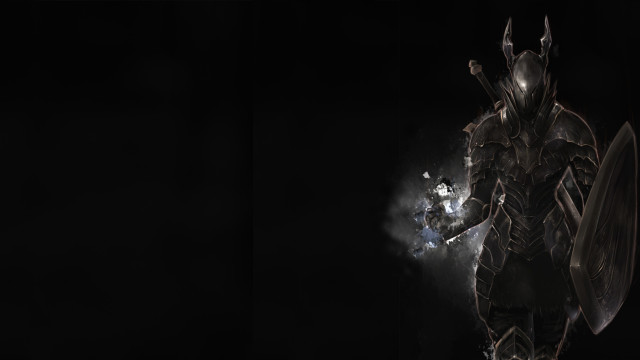 Dark knight glowing sword glowing #2 free wallpaper for desktop - medium preview image