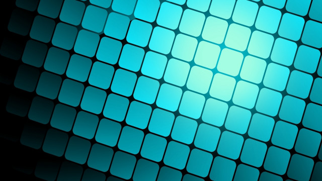 Blue background squares black center free wallpaper for desktop - medium preview image