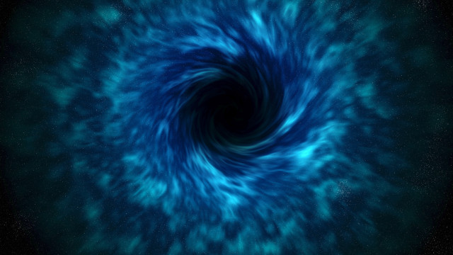 Blue vortex light dark background free wallpaper for desktop - medium preview image