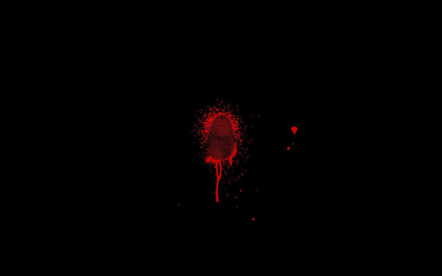 Red splatter black background red free wallpaper for desktop - medium preview image