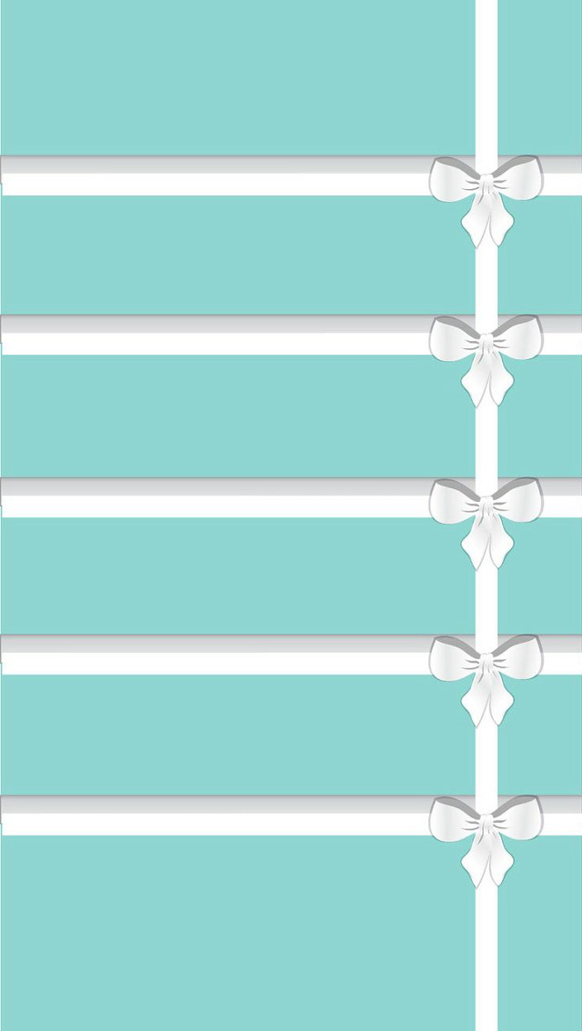 Blue white striped bows ribbons free wallpaper for mobile - medium preview image
