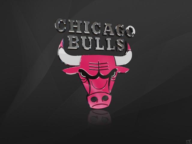 Chicago bulls logo black background #2 free wallpaper for desktop - medium preview image