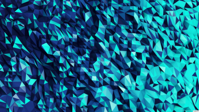 Blue abstract triangles lines lowpoly free wallpaper for desktop - medium preview image