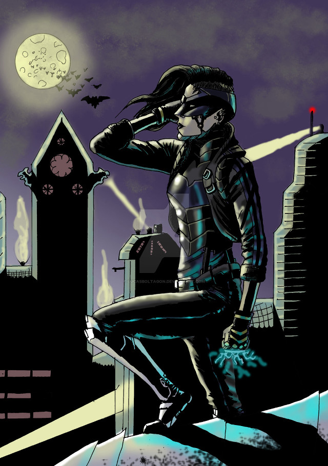 Man sitting ledged clock tower free wallpaper for mobile - medium preview image