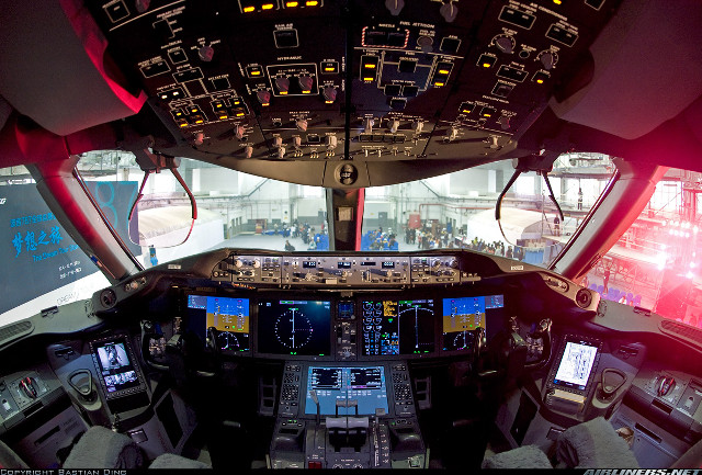 Cockpit flightdeck lights people tokyo free wallpaper for desktop - medium preview image