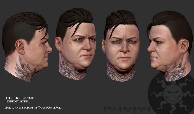 Man tattoos facial expressions set free wallpaper for desktop - medium preview image