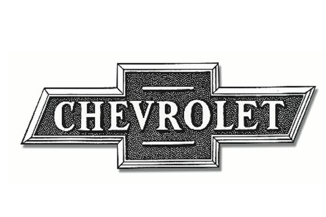Chevrolet emblem white background blackwhite free wallpaper for desktop - medium preview image