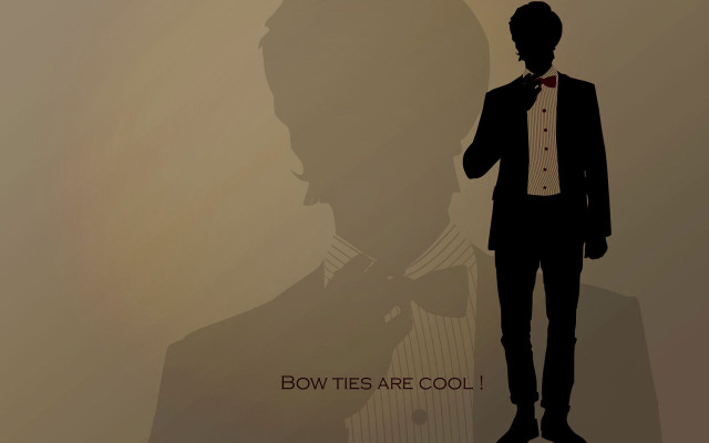Man suit bowtie shadow tuxedo free wallpaper for desktop - medium preview image
