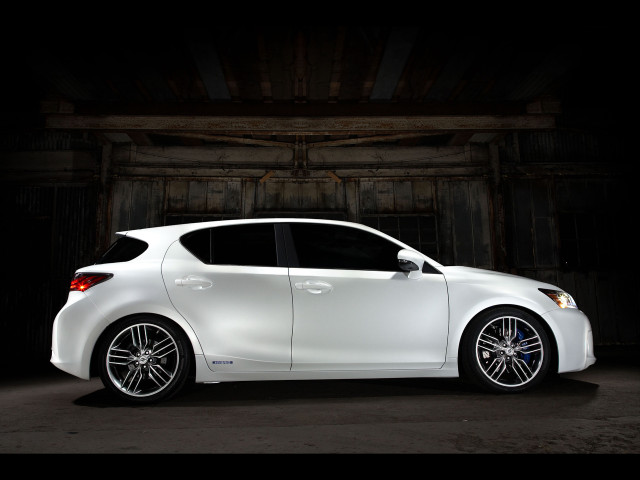 White car dark garage open free wallpaper for desktop - medium preview image