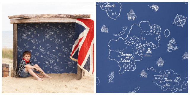 Child hut beach british flag free wallpaper for desktop - medium preview image