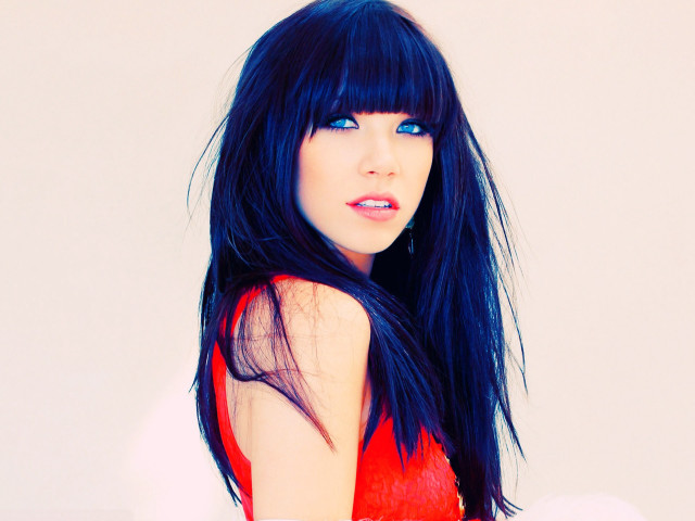 Cicelyhey beautiful blackhair blueeyes reddress free wallpaper for desktop - medium preview image