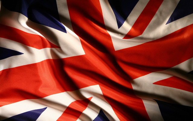 Uk flag closeup fabric texture free wallpaper for desktop - medium preview image