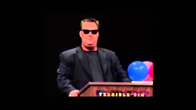 Man suit sunglasses podium balloons free wallpaper for desktop - medium preview image