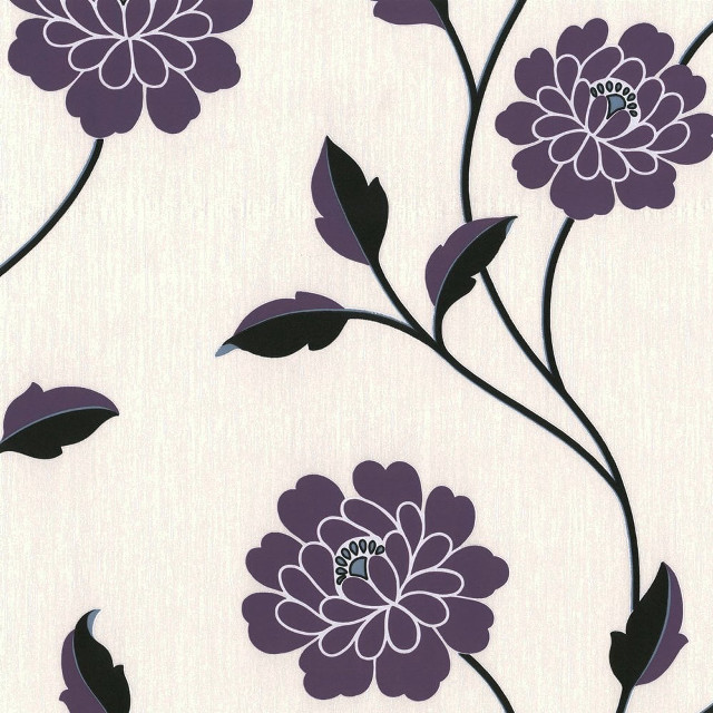 White purple flower wallpaper black free wallpaper for tablet - medium preview image