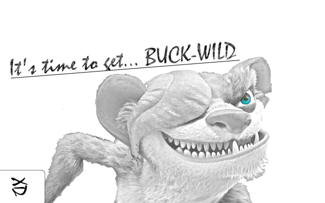 Cartoon character buck wild drawing free wallpaper for desktop - medium preview image