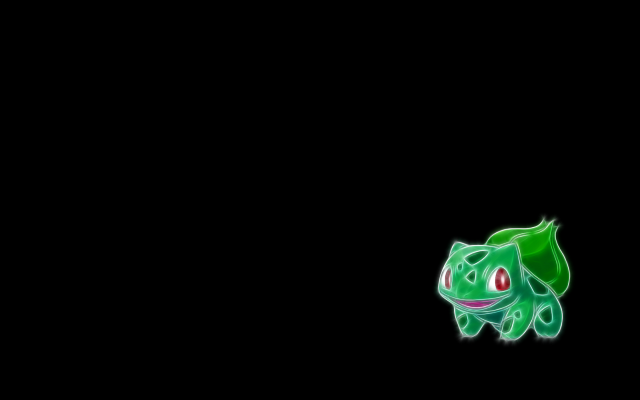 Green pokemon wallpaper black background free wallpaper for desktop - medium preview image
