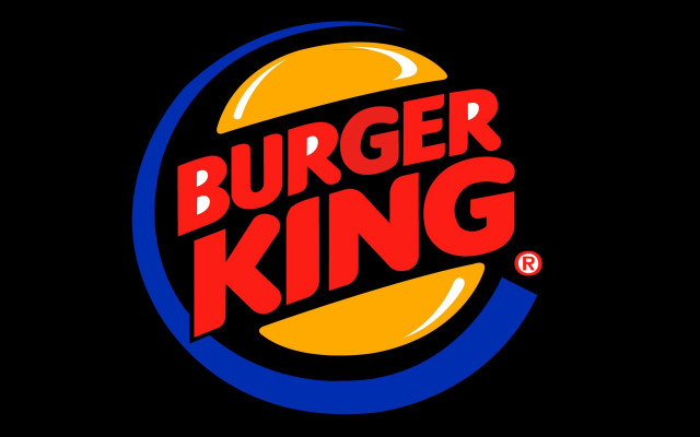 Burger king logo black background free wallpaper for desktop - medium preview image