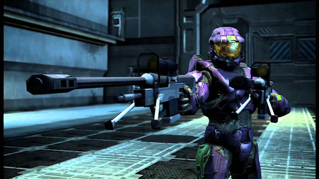 Man purple suit gun sci free wallpaper for desktop - medium preview image
