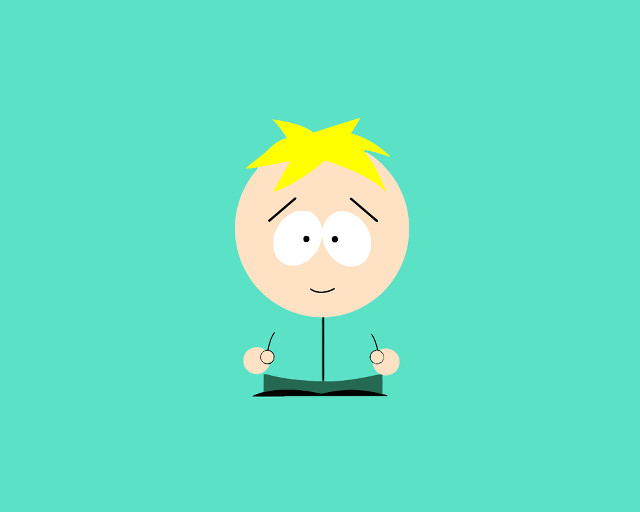 Cartoon character yellow hair book free wallpaper for desktop - medium preview image