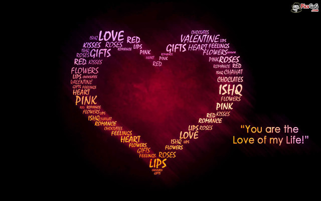 Heart word cloud love bapu free wallpaper for desktop - medium preview image
