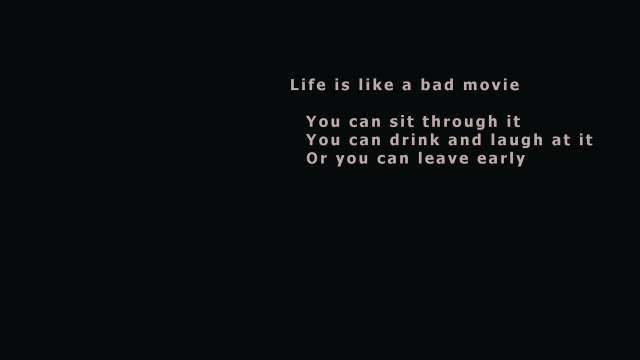 Life is like a bad free wallpaper for desktop - medium preview image