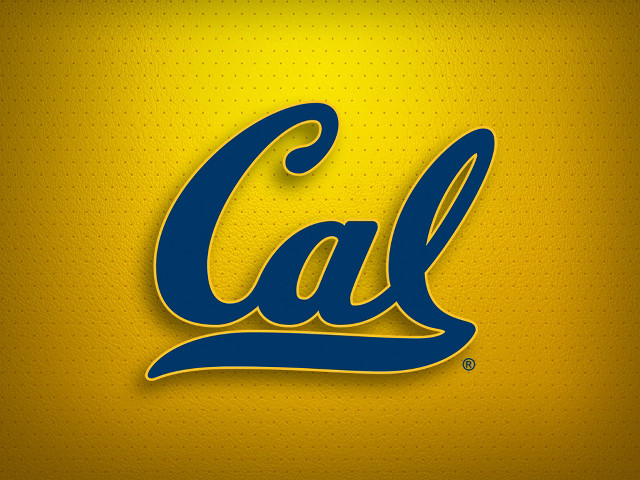 Cal logo yellow background blue free wallpaper for desktop - medium preview image