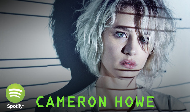 Woman white hair green spot free wallpaper for desktop - medium preview image