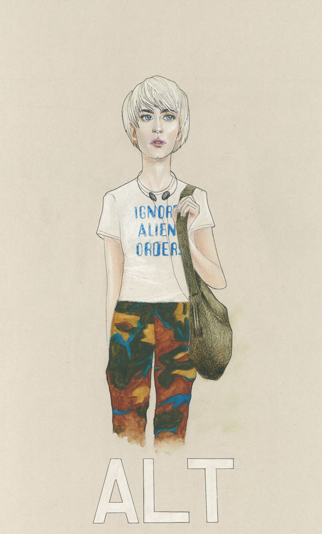 Person bag shoulder drawing words free wallpaper for mobile - medium preview image