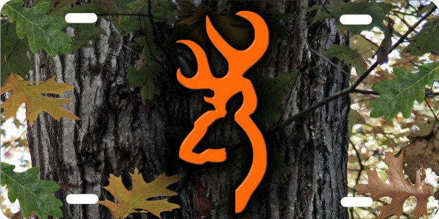 Metal sign deer leaves tree free wallpaper for desktop - medium preview image