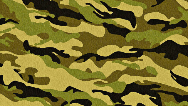 Camouflage print black yellow spots free wallpaper for desktop - medium preview image