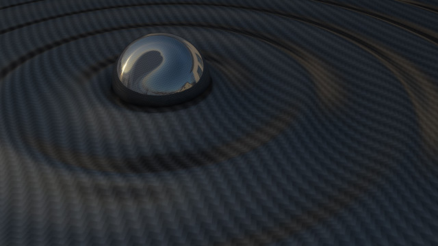 Black object silver circle black free wallpaper for desktop - medium preview image